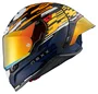 casque nexx x r3r glitch racer orange bleu integral moto sportive