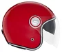 casque nox premium heritage rouge brillant jet vintage moto scooter