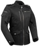 veste femme segura lady leyton noir moto vintage tissu etanche hiver