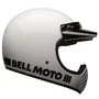 bell moto 3 classic white casque integral vintage motocross retro