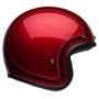 casque bell custom 500 chief gloss candy red jet moto vintage rouge