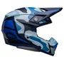 casque bell moto 10 spherical ferrandis mechant blue bleu ece 22 06