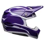 casque bell moto 10 spherical slayco gloss purple white ece 22 06