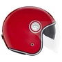 casque nox premium heritage rouge brillant jet vintage moto scooter