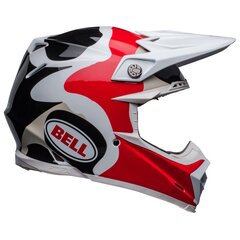 Casque Bell Moto 9 S Flex Hello Cousteau Reef gloss white red