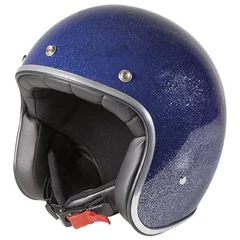 Casque Stormer Pearl glitter navy blue glossy