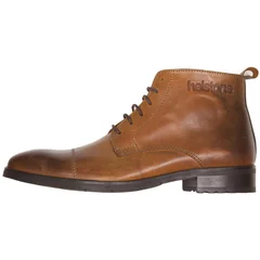 Chaussures Helstons Heritage cuir camel ciré