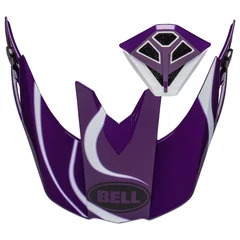 Kit visière et ventilation de bouche Bell Moto 10 Slayco violet