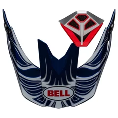 Kit visière et ventilation de bouche Bell Moto 10 Tomac bleu