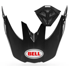 Kit visière et ventilation de bouche Bell Moto 10 visor gloss black