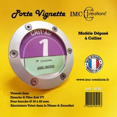 Porte assurance Fourche alu IMC-Création moto 