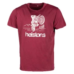Tee shirt Helstons Forest bordeaux