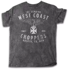 Tee shirt West Coast Choppers Rennabteilung gris vintage
