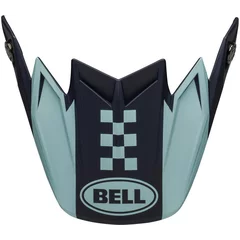 Visière Bell Moto 9 Flex Breakaway matte navy light blue