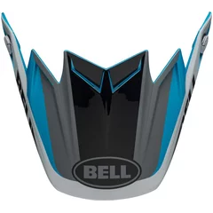 Visière Bell Moto 9 Flex Division white black blue