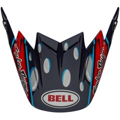 Visière Bell Moto 9 Flex McGrath Replica gloss blue red black