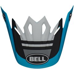 Visière Bell Moto 9 Mips Prophecy matte white black blue