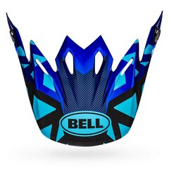 Visière Bell Moto 9 Visor tremor matte gloss blue black