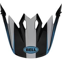 Visière Bell MX 9 Mips Dash white blue