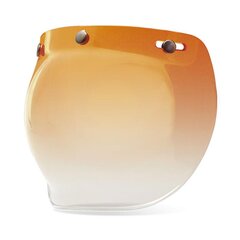 Visière Bell PS3-Snap bubble shield amber gradient Custom 500