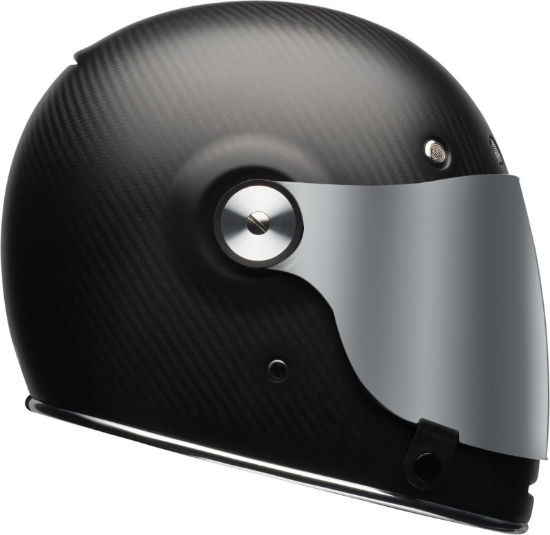 bell bullitt carbon solid matte black casque integral biker moto