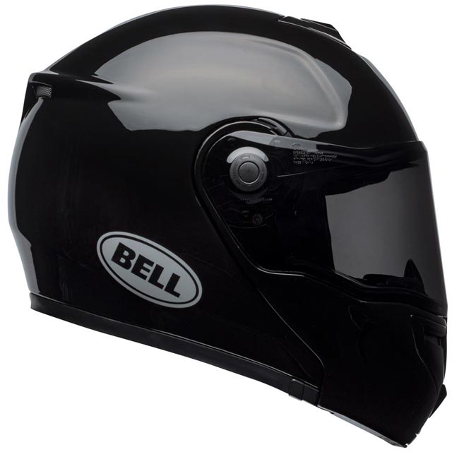 bell helmets srt modular gloss black casque modulable moto noir