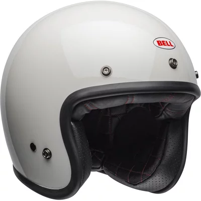Casque Bell Custom 500 Vintage White ECE 22 05 taille S