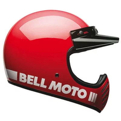 Casque Bell Moto 3 Classic Red ECE 22 06