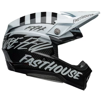 Casque Bell Moto 10 Spherical Fasthouse Mod Squad gloss white black