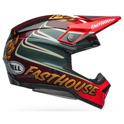 Casque Bell Moto 10 Spherical Fasthouse DID 24 gloss red gold