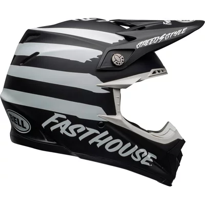 Casque Bell Moto 9 Mips Fasthouse Signia matte black white