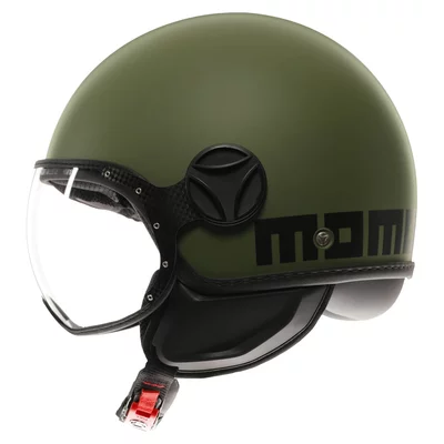 Casque Momo Design FGTR Classic Mono matt military green