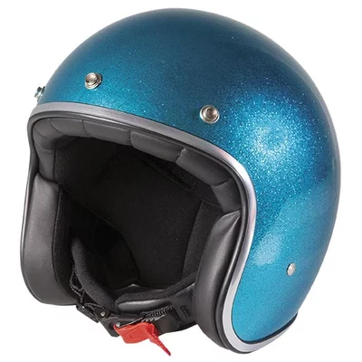 Casque Stormer Pearl glitter turquoise  glossy