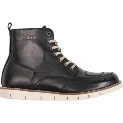 Chaussures Helstons Liberty cuir aniline ciré noir
