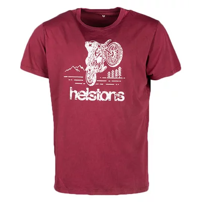 Tee shirt Helstons Forest bordeaux