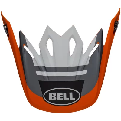 Visière Bell Moto 9 Mips Prophecy matte orange black gray