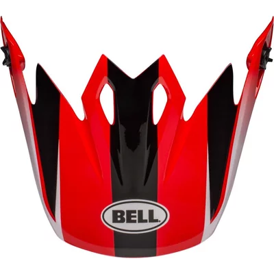 Visière Bell MX 9 Mips Dash black red