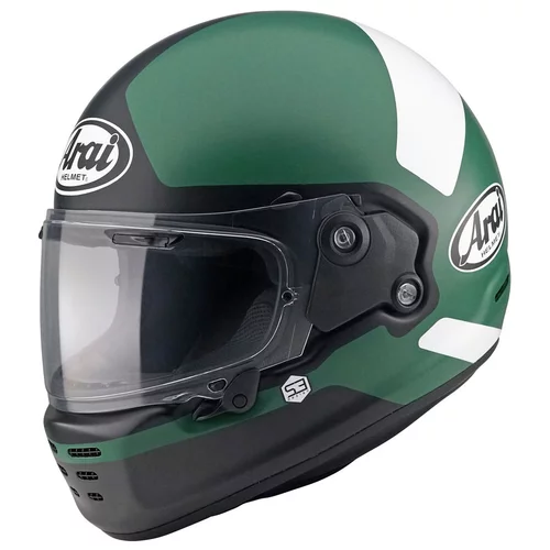 casque arai concept x backer green vert integral moto vintage