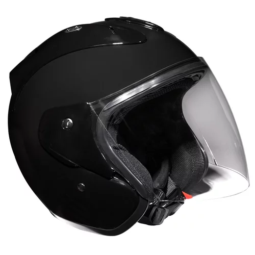 nox n612 noir brillant casque moto jet scooter homologue ce