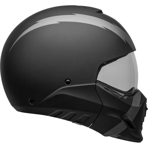 bell broozer arc matte black gray casque transformable crossover