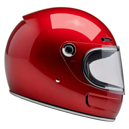 casque biltwell gringo sv metallic cherry red integral biker rouge