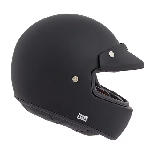 Nexx XG100 purist matt black casque moto intégral custom noir mat
