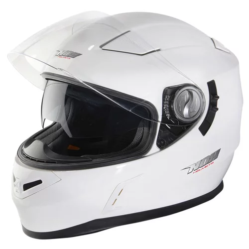 casque nox n917 blanc brillant casque integral moto double visiere