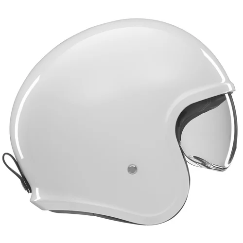 casque nox premium next blanc perle jet moto scooter visiere courte