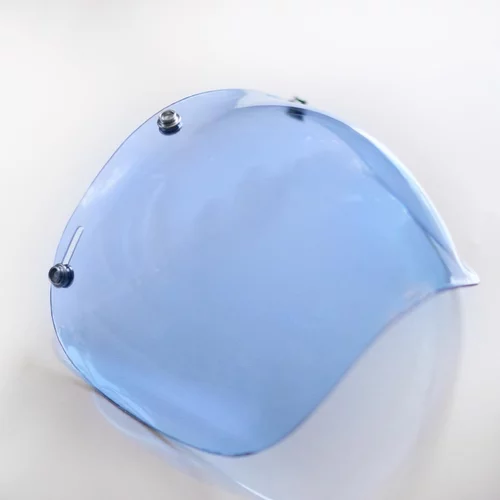 ecran visiere stormer bubble bulle casque moto bleu blue