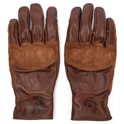 gants belstaff clinch cuir black tan marron moto vintage haut de gamme