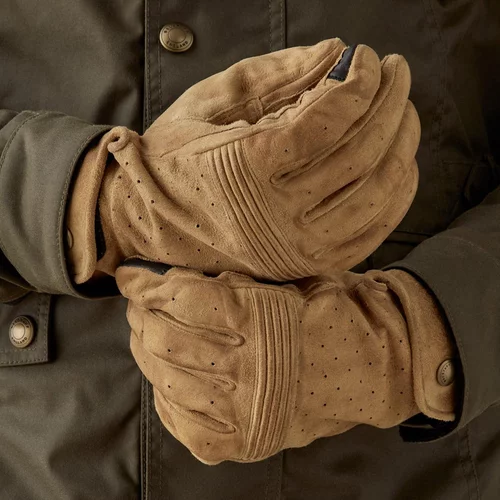 gants belstaff montgomery sand cuir moto vintage homme ete