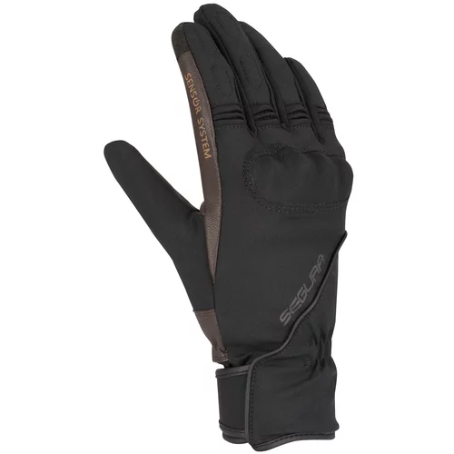 gants femme segura lady peak noir gant moto softshell mi saison