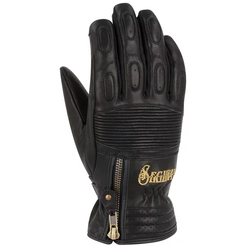 gants femme segura lady sultana hiver cuir noir moto vintage