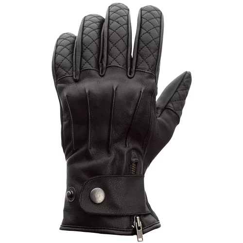 gants rst matlock noir black moto vintage retro homme